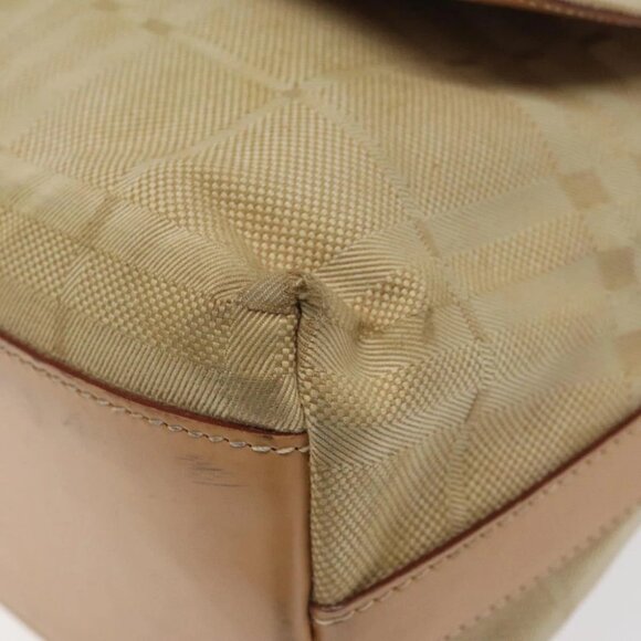 BURBERRY Nova Check Shoulder Bag Canvas Beige - Picture 10 of 16